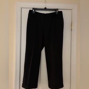 Classic Black Crop Trousers size 10